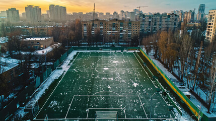 Impressive football field