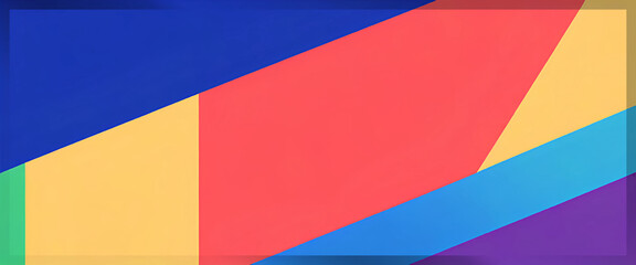 Fototapeta premium illustrazione con elementi geometrici a tema astratto surreale