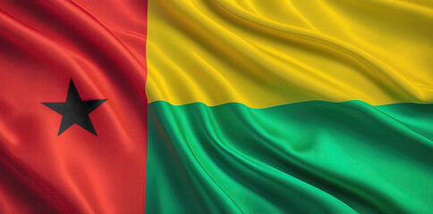 guinea bissau flag for national Day or Independence Day of guinea bissau