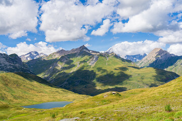 Obraz premium Lago Verney, al passo del Piccolo San Bernardo, Valle D'Aosta