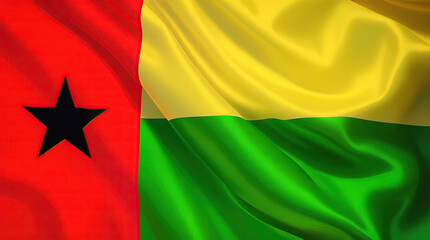 guinea bissau flag for national Day or Independence Day of guinea bissau