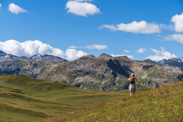 Lac de l'Ouillette, vicino al Col de l'Iseran, Val d'Isere, Francia