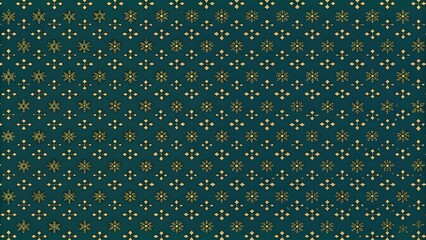 Minimalist background. Golden geometric seamless pattern with tiny floral shapes, small crosses. Simple abstract minimal texture in gold and white color. Modern luxury design.