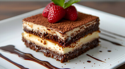 Tiramisu Dessert Village Square Pulsating Led