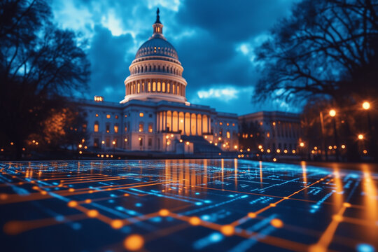 A B2G scenario where a tech company presents an innovative solution to a government body for approval.