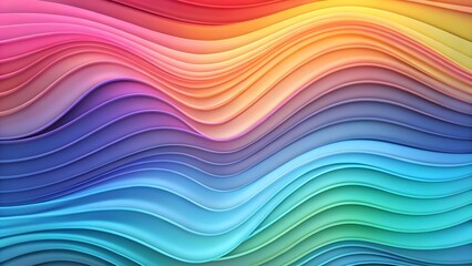 Fototapeta premium Vibrant abstract rainbow wave background for design projects and artistic. colorful abstract background with wavy lines. Colorful wave patterns. a vibrant and dynamic visual, perfect 