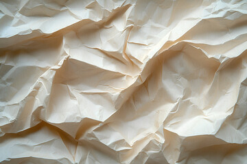Obraz premium Crumpled and creased paper texture background