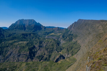 Fototapeta premium Amazing Nature in Cirque Mafate, La Reunion, France