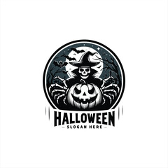 Will do happy halloween logo design