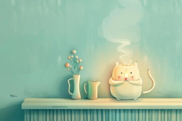 Rising heating costs concept with energy bills, consumption, and winter cold.