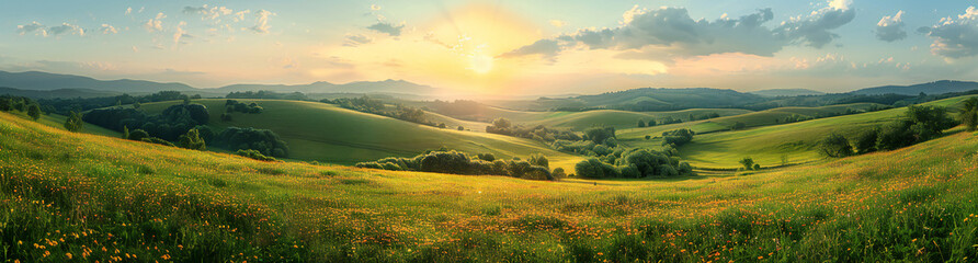 Russian Countryside Landscape
