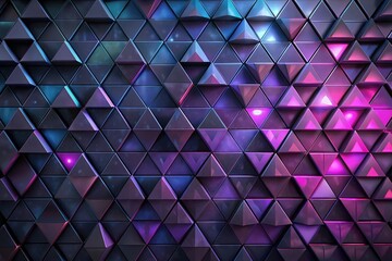Fototapeta premium Black background. Abstract triangle black texture. Low poly black pattern illustration.