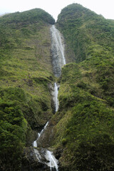 Amazing Waterfall on the Island of La Reunion, France