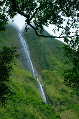 Amazing Waterfall on the Island of La Reunion, France