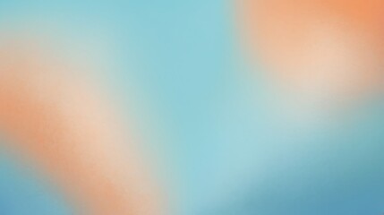 Soft Peach and Blue Gradient Background - Tranquil Abstract Design