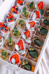 Assorted Mini Desserts in Box Display