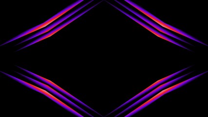 Abstract glowing neon lines pink purple technology background