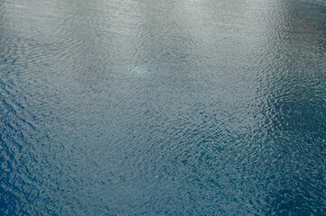 blue water in swimming pool background