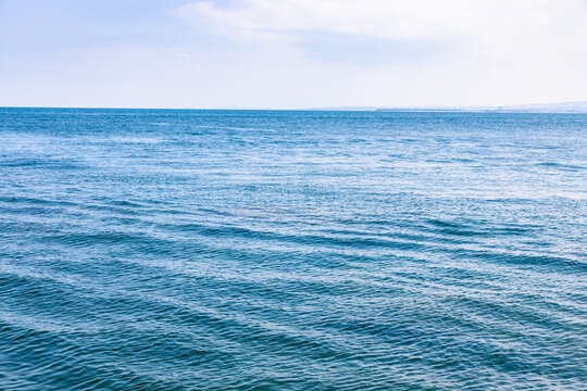 blue water of Lake Sevan, Armenia in summer