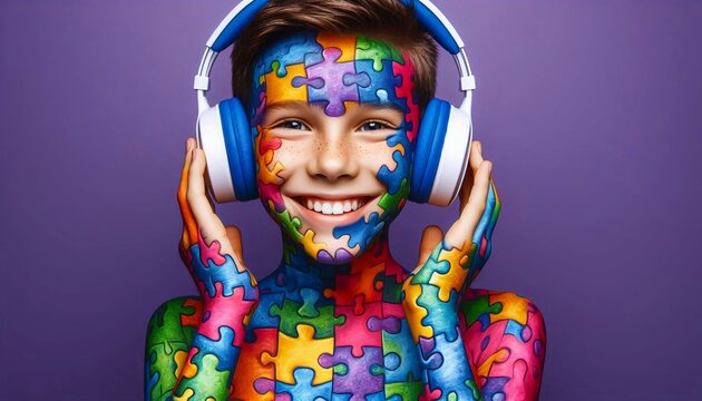 Understanding Together: Puzzle Piece Symbolism and Headphones for Autism and ADHD