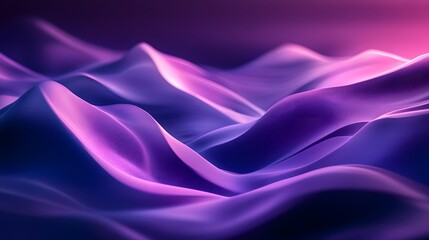 Fototapeta premium Abstract Purple and Pink Wavy Background.