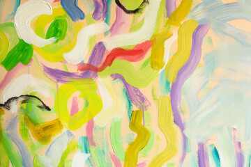 Detail of the Painting as a Background