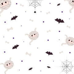 Happy Halloween Background Vector Design.