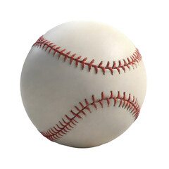 Baseball isolated on a transparent background