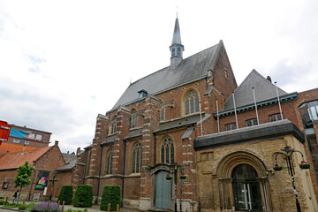 Fototapeta premium De Romaanse Poort in Leuven, Belgium