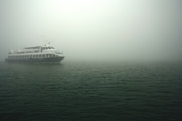 barca nel mare tormentato