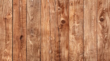 Fototapeta premium Rustic wooden barn door texture with dark brown planks and visible metal hinges. Wooden background for design and print. Top view.
