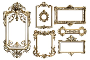 Elegant Collection of Ornate Vintage Picture Frames