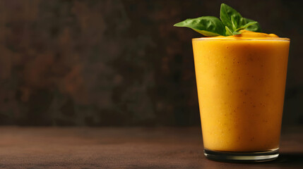 Tropical Fruit Smoothie Coffee Shop Ambiance