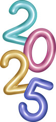 new year 2025 number