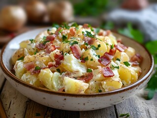 A Bavarian potato salad