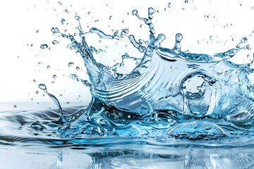 Captivating Splash of Water Creating Dynamic Patterns