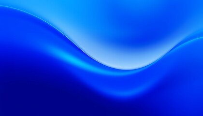 Abstract blue wave design with smooth gradients and curves.