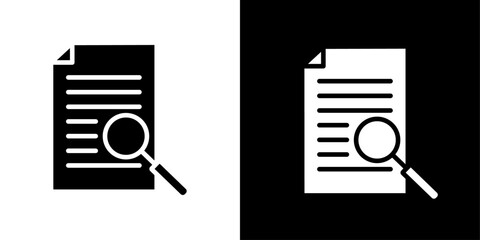 Case studies icon Isolated flat vector in outline