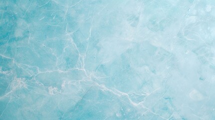 Obraz premium Blue marble texture with icy veins and a smooth surface, perfect for banners, marketing materials, and website backgrounds, ideal for minimalist designs with ample copyspace for text. 