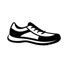 Pair of Shoes Icon Silhouette - Transparent Background Clipart