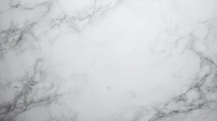 Obraz premium Classic white marble texture with distinct grey veining, perfect for high-end marketing materials, luxurious backgrounds, or banners with plenty of room for text or product displays.