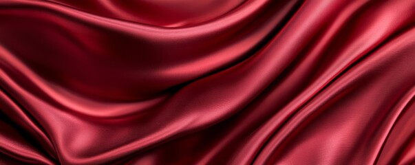 Obraz premium Abstract representation of tannins in wine, with deep red textures flowing like liquid silk, Wine Red Tannins, Abstract Art in Wine