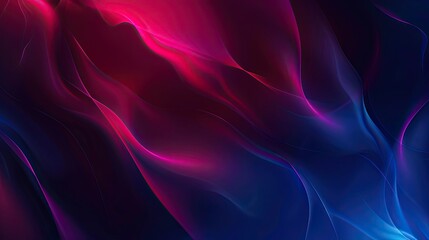 Obraz premium A vibrant abstract background featuring flowing waves of red and blue hues, creating a sense of depth and movement.