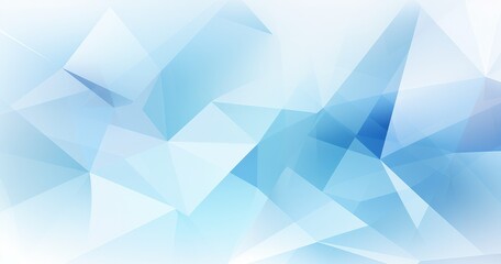 Obraz premium A vibrant abstract background featuring shades of blue and white with geometric shapes and soft gradients, ideal for digital design.