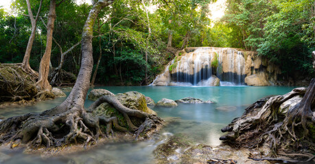 Naklejka premium Arawan water fall in thailand