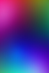 Beautiful Color Gradient Reflective Glass On Dark Background Pastel Holographic Gradient