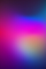 Fototapeta premium Beautiful Color Gradient Reflective Glass On Dark Background Pastel Holographic Gradient