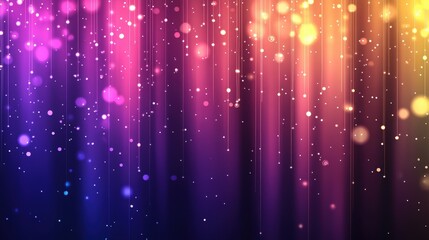 Ethereal Glow - Gradient of Shimmering Lights in Enchanting Background
