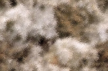 Abstract background. Fluffy shiny pattern. 1. Snowy.