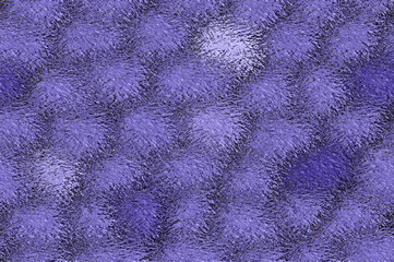 blue leather background. Fluffy shiny pattern. 7. Purple spotted. 